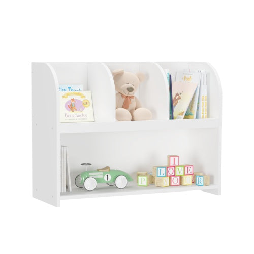 US Local Kids Bookcase With 4 Compartments