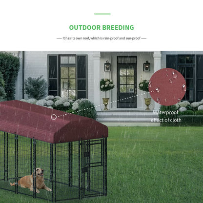 US Local 12 Pieces Square Tube Wire Running Cage Black Running Cage Single Door