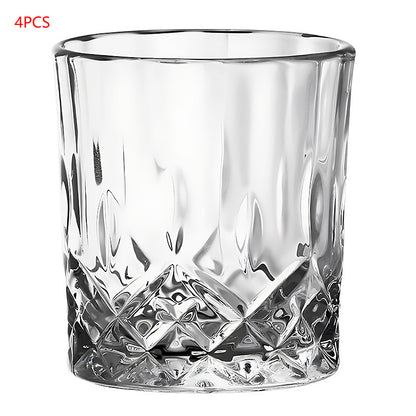 High-grade Carved Crystal Glass Thickening Cup