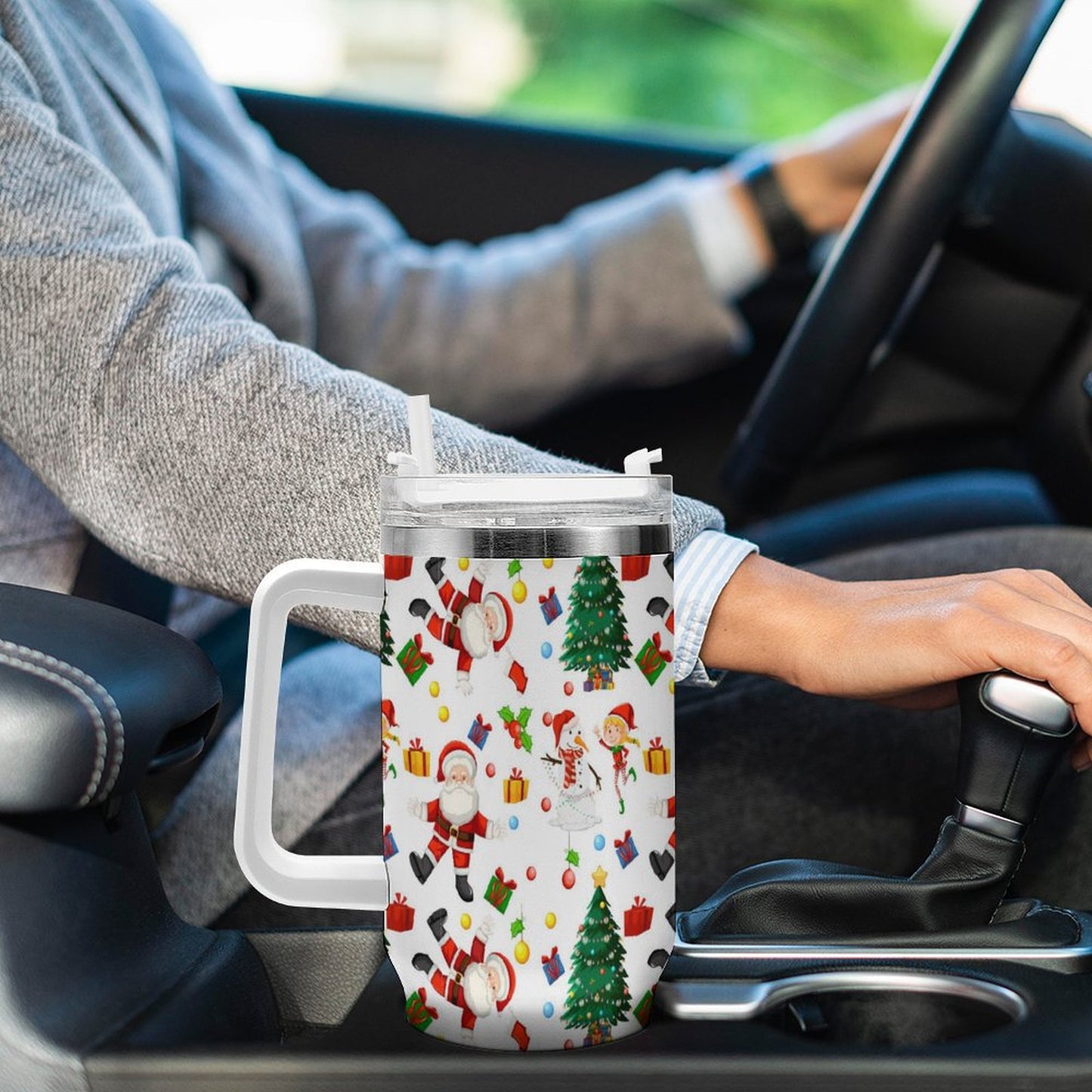 PHDT00280 POD US Local Tumbler 40 oz Large Capacity Car Cup Christmas