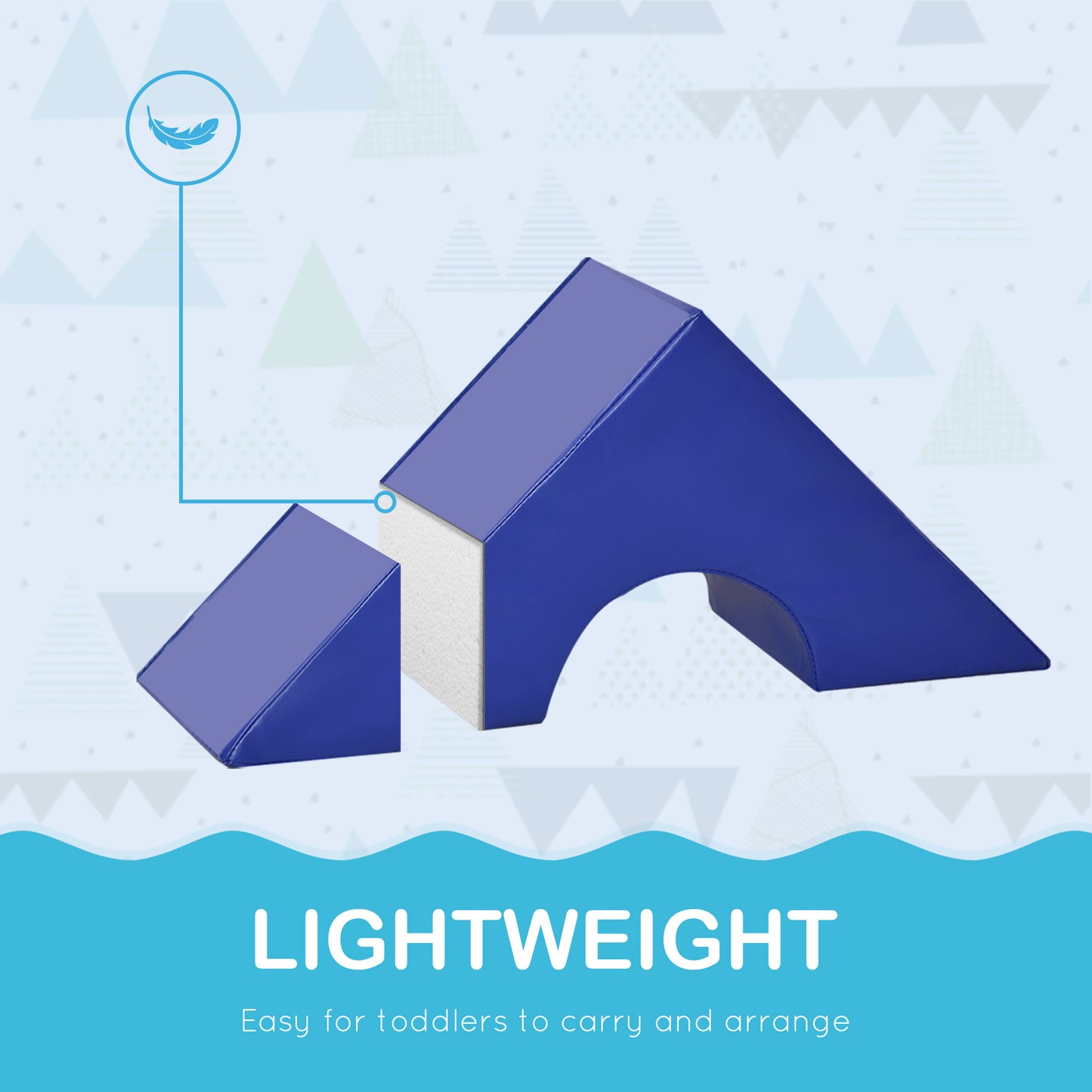 US Local 11-Piece Kids Crawl and Climb Activity Play Set for Climbing