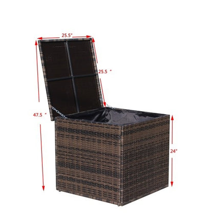 US Local Wicker Patio Furniture Storage Box