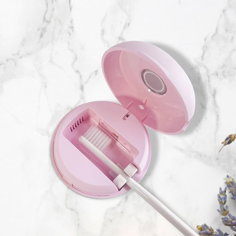 US Local The Toothbrush Sterilization Box Integrates Ultraviolet Sterilization And Drying Functions. Deeply Clean The Toothbrush Head For Complete Oral Health.