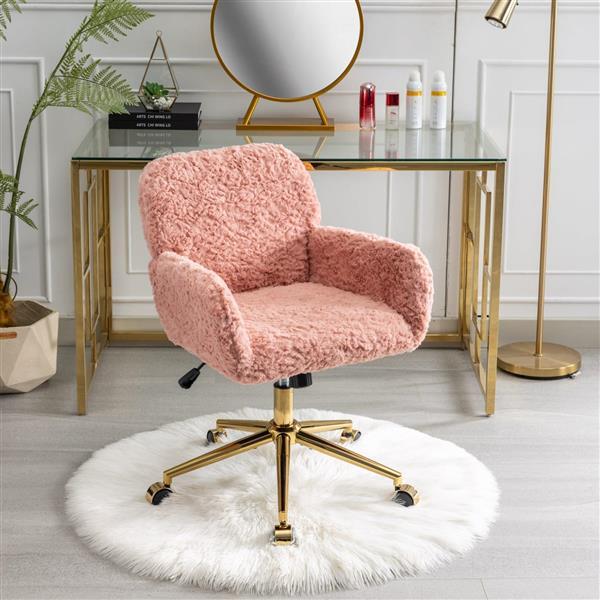 US Local Furniture Office Chairs, Adjustable Desk Chairs, Swivel Office Chairs-pink