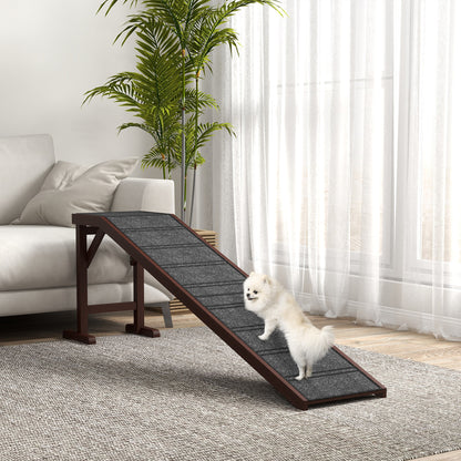 US Local Pet Ramp For Dogs With Non-slip Carpet And Top Platform