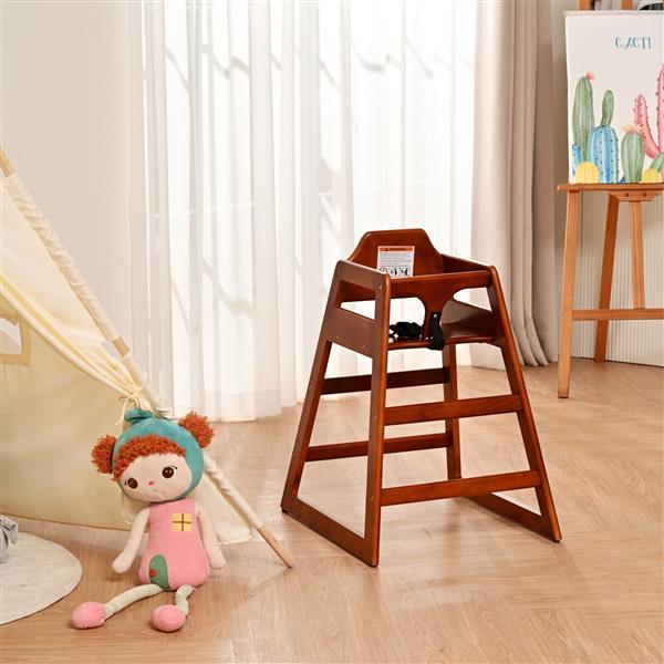 US Local Wooden Double Solid Wood Feeding Baby Height Increasing Chair