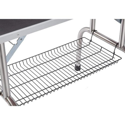 US Local Large Pet Dog And Cat Grooming Table With Adjustable Arms And Clips Large Heavy Animal Grooming Table, 42 Inches