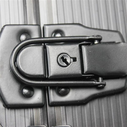 US Local Black Manual Toolbox With 4 Layers Of Tool Sets And Wheels