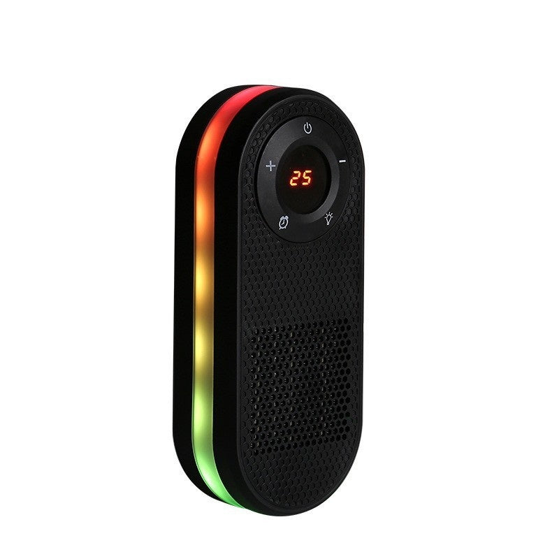 Mini Fan Colorful Light Household Small Heater