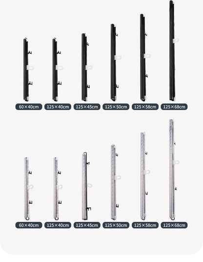 US Local Household Window Sun Protection Punch-free Shading Balcony Shutter