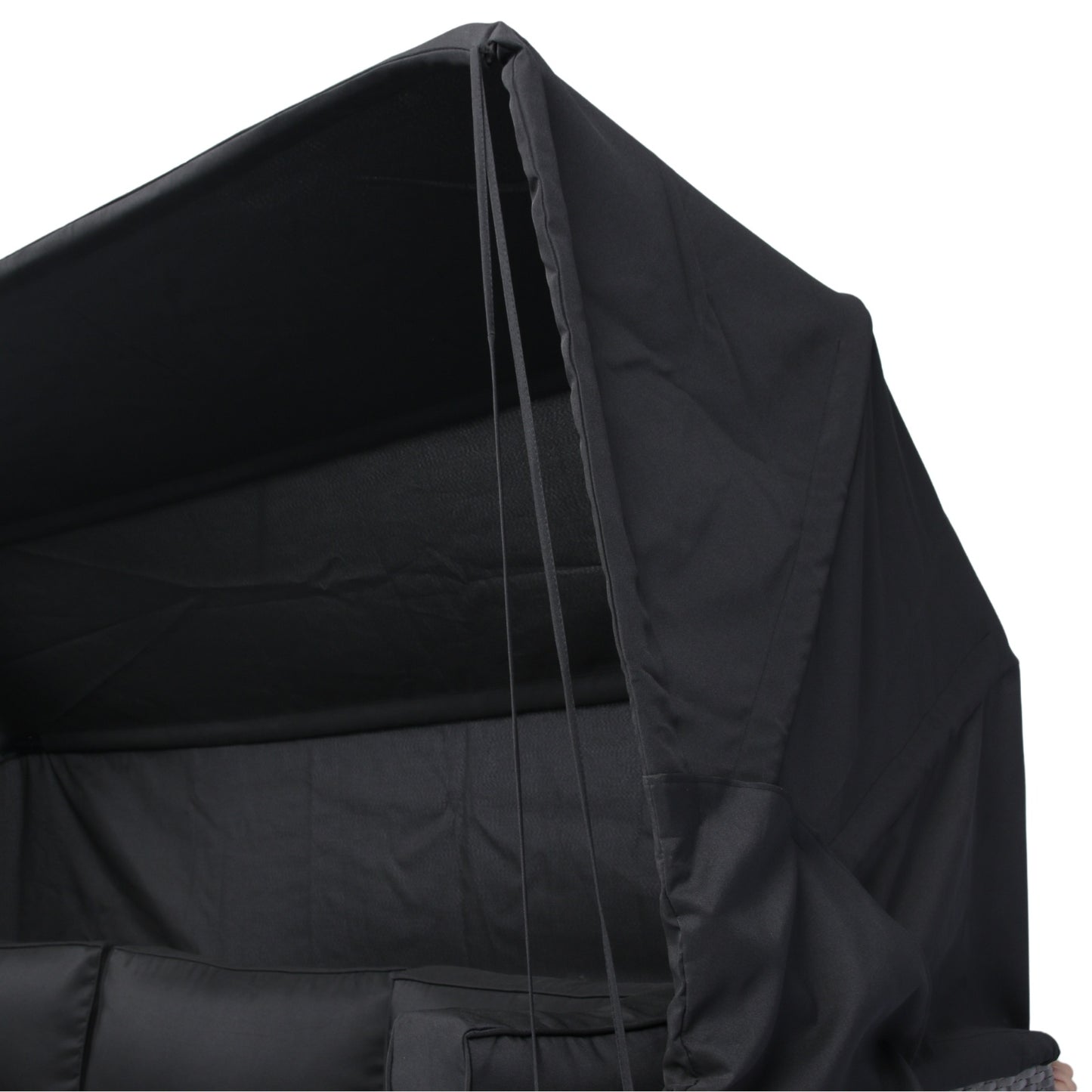 US Local 7-Piece Patio Set W Retractable Canopy  Wicker Rattan Sectional Sofa