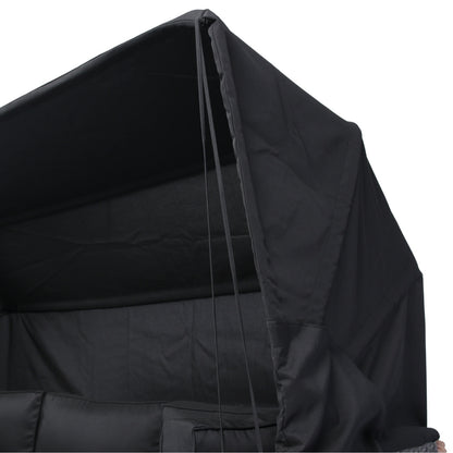 US Local 7-Piece Patio Set W Retractable Canopy  Wicker Rattan Sectional Sofa