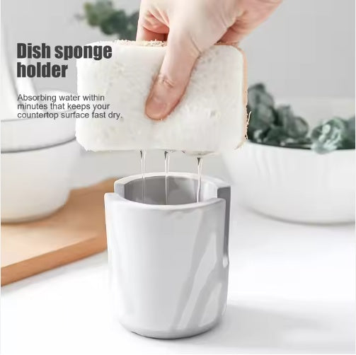 US Local Diatom Mud Sponge Rack Kitchen & Bathroom Sink Caddy For Sponges Scrubbers