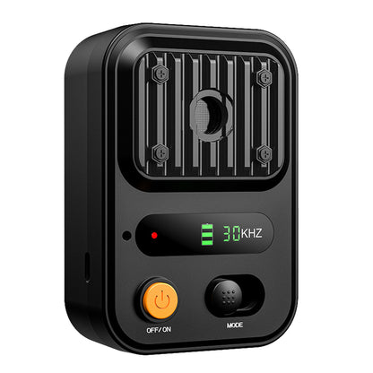 US Local Black-Green Color Options -- 1Pc Ultrasonic Anti-Barking Device Rechargeable Auto Dog Bark Control Deterrent Box Training Device IPX4 Waterproof With 3 Frequency Max 32.8Feet Sensing Distance For Most