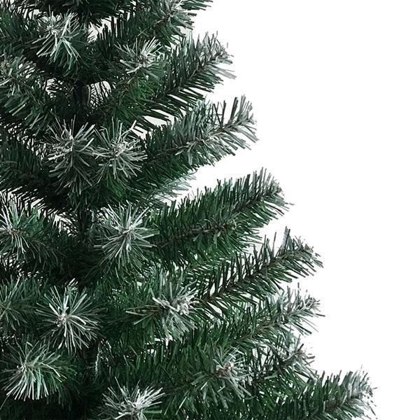 US Local Green Spray White PVC Material Christmas Tree
