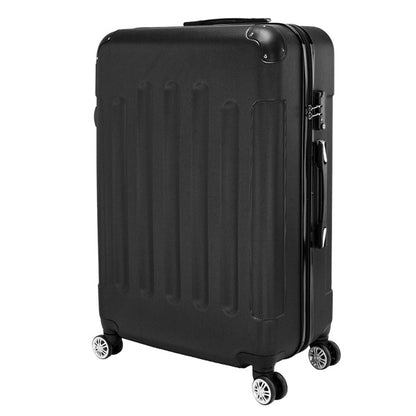US Local 3-in-1 ABS Trolley Case 20 Inches-24 Inches-28 Inches Black