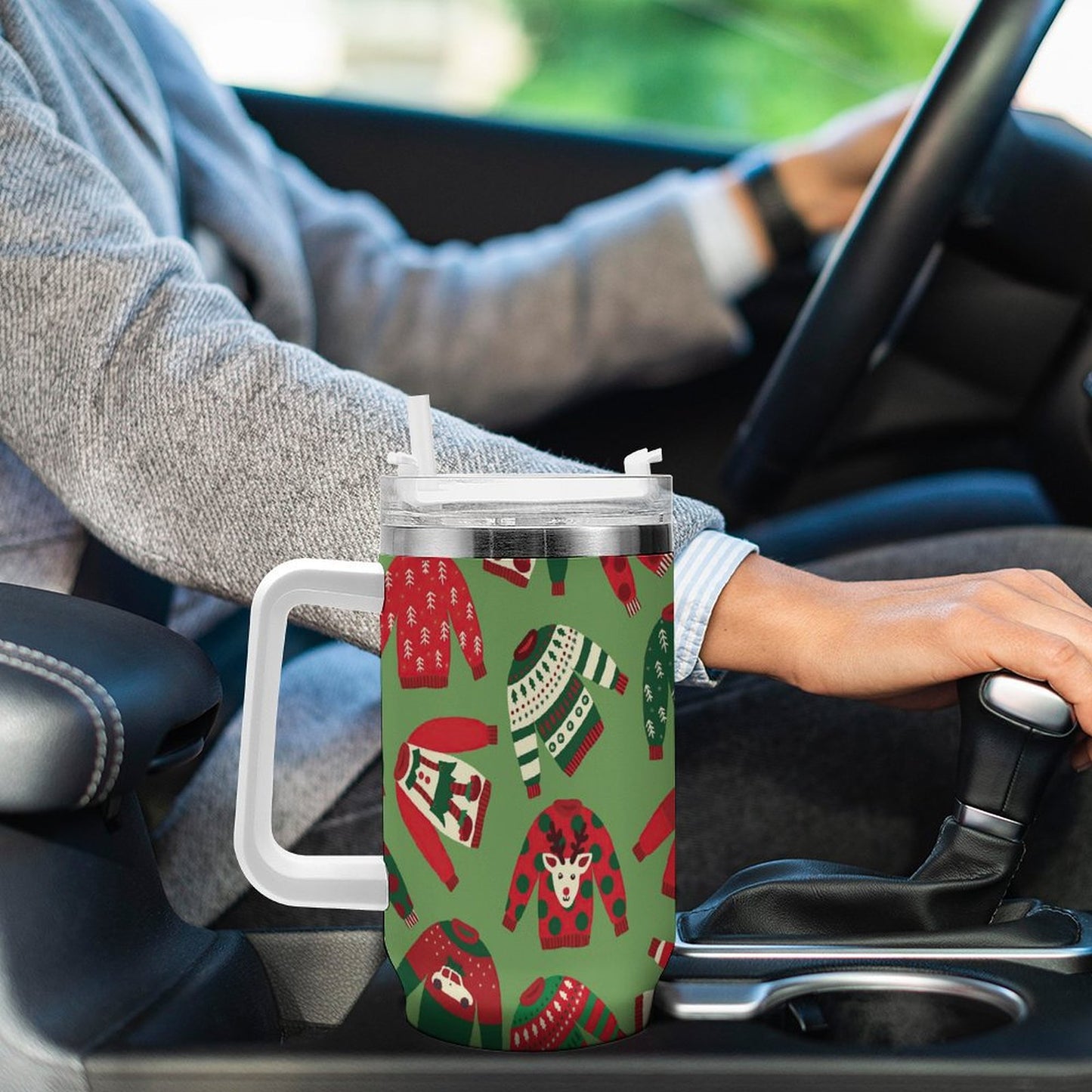 PHDT00092 POD US Local Tumbler 40 oz Large Capacity Car Cup Christmas