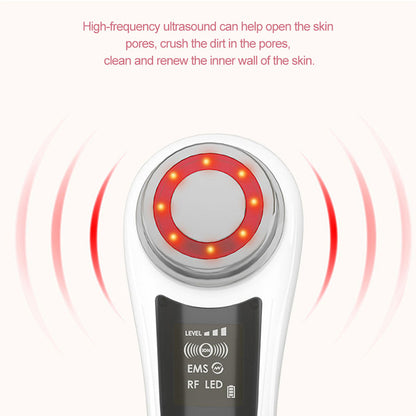US Local RF & EMS Multi Functional Beauty Devices With Red Blue Light Therapy, Deep Cleansing On Skin Care Tools