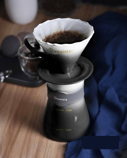 Heat Resistant Glass Hand Brew Coffee Filter Cup Sharing Pot