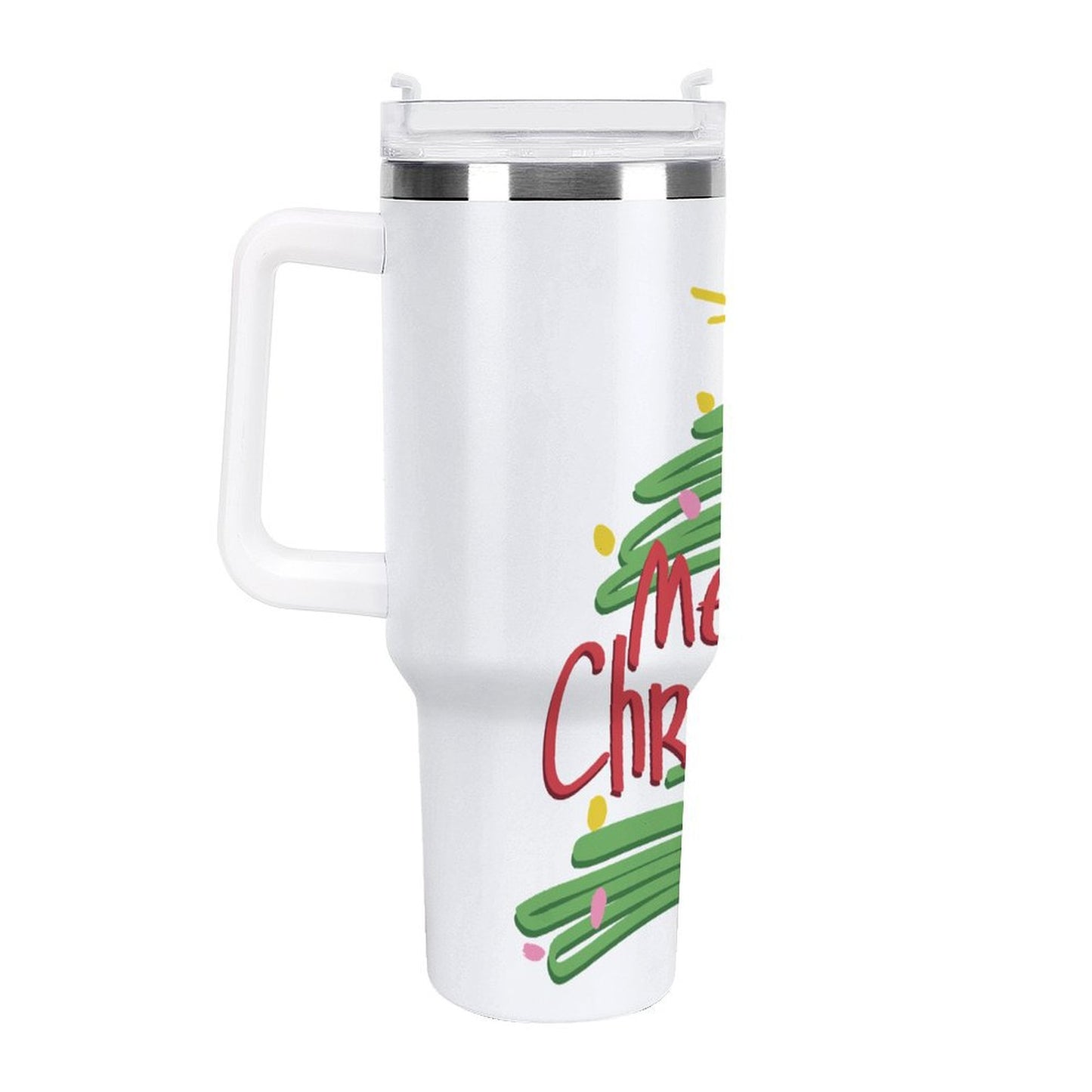PHDT00319 POD US Local Tumbler 40 oz Large Capacity Car Cup Christmas Tree