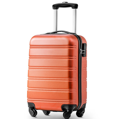 UK Local ABS Hard Shell Travel Trolley Suitcase 4 Wheel Luggage Set Hand Luggage, 20