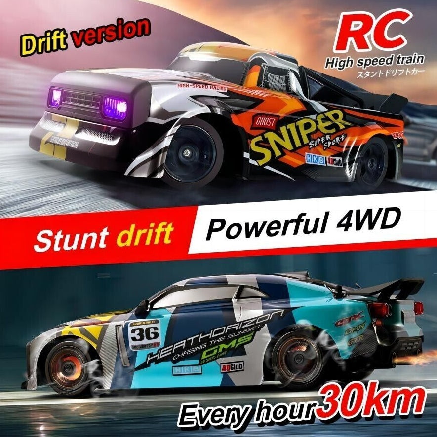 US Local 1 16 4WD Racing Car 30KM H High Speed Car 2.4G Remote Control Drift Car Truck US