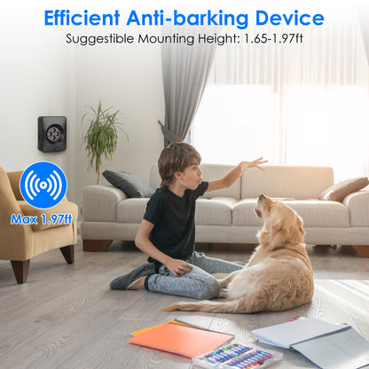 US Local 1Pc Ultrasonic Anti Barking Device Indoor Outdoor Dog Bark Control With 3 Frequency Levels Max 32.8Feet Sensing Distance For Most Dog Sizes
