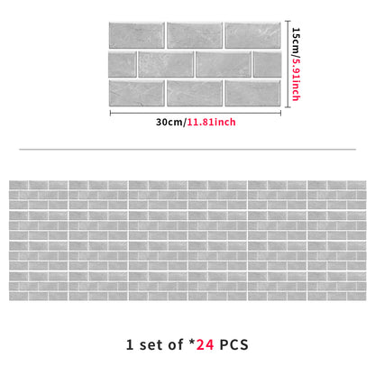 US Local Gray Marble Pvc Wall Stickers Tile Paste Peel And Stick Wallpaper Self-Adhesive Waterproof And Oil-proof Kitchen Bathroom DIY Modern Style Wall Stickers Wall Decor