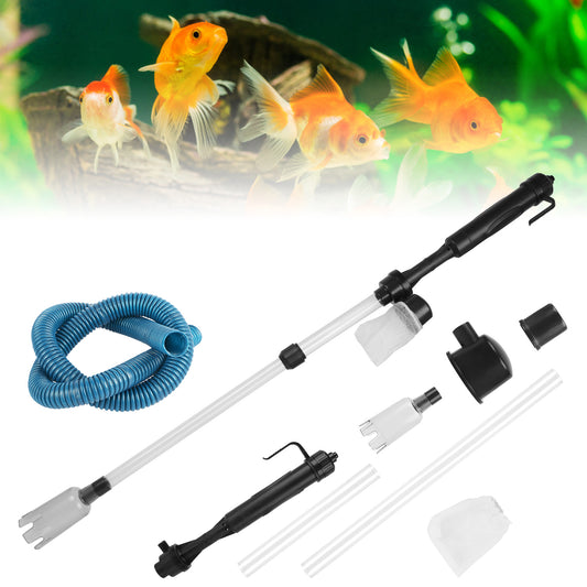 US Local Battery-Operated Aquarium Vacuum Gravel Cleaner