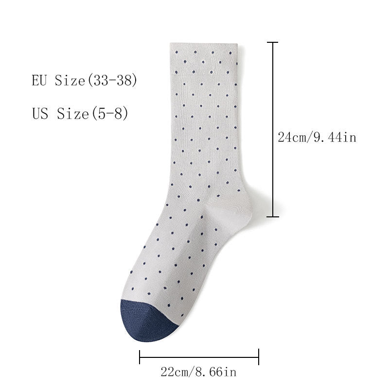 US Local 5 Pairs Women Cute Soft Socks Crew Lightweight Deodorant And Breathable Above Ankle Casual Dress Sock For Ladies Bootie Trouser For Outdoor Sports Riding