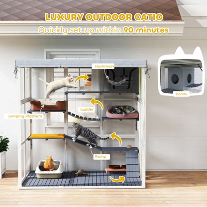 Cat Enclosure With Hammock