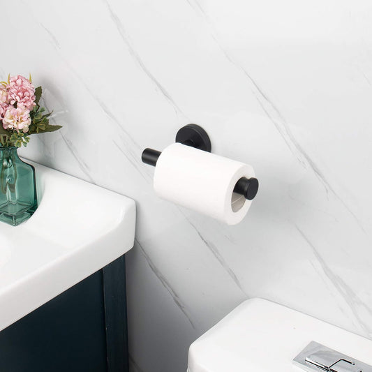 UK Local Stainless Steel Toilet Paper Holder Matte Black Toilet Roll Holder Wall Mounted