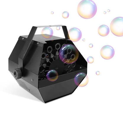 US Local Automatic Bubble Machine 25W Pro Bubble Blower Maker W/ Handle For DJ DISCO Stages Wedding Kids Birthday Parties