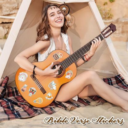 US Local Bible Verse Stickers, Inspirational Christian, Boho Bible Prayer Board, Religious Faith Phrase Stickers Study Supplies For Journaling Scrapbook415-10303-I