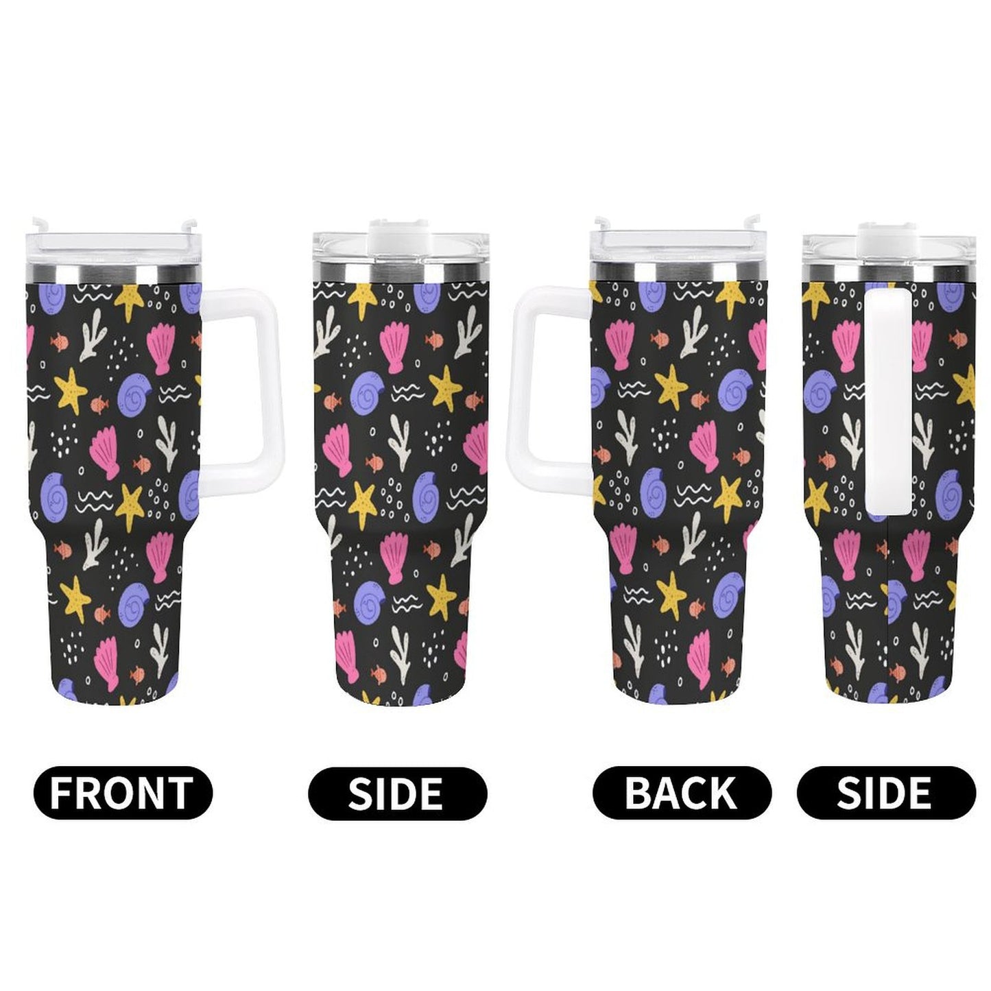 POD US Local Tumbler 40 oz Large Capacity Car Cup Sea