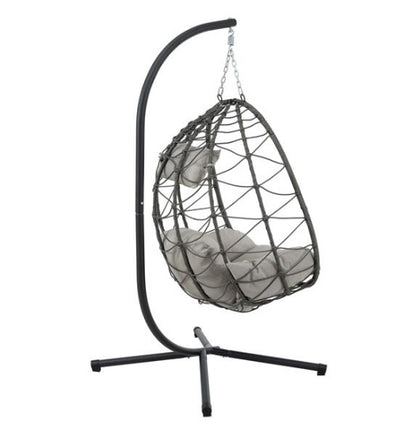 US Local Indoor And Outdoor Swing Chairs, Hanging Basket Chairs With Stands Are Suitable For Bedrooms, Living Rooms, Balconies