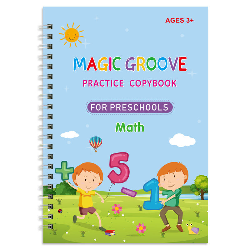 Hot Selling Preschool Hard Pen And Groove Copybook Practice Copybook For Children In English