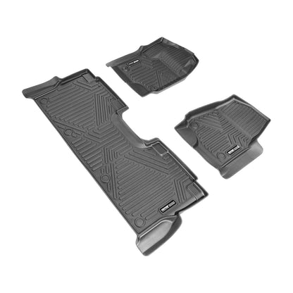 US Local VEVOR Automotive Floor Mats Fits For Ford F-250 F-350 F-450 2017-2022 3 Pcs