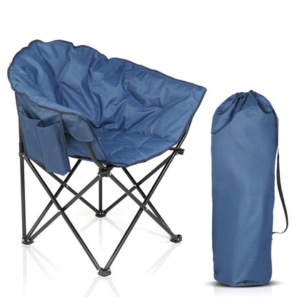 US Local Blue Camping Chair Steel Pipe 120kg