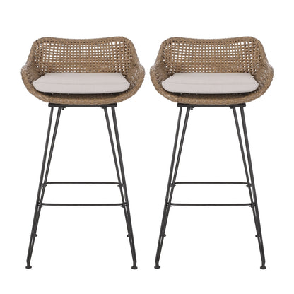 US Local PE Rattan BAR STOOL