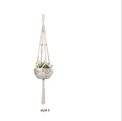 US Local 4 Pack - Macrame Hanging Baskets