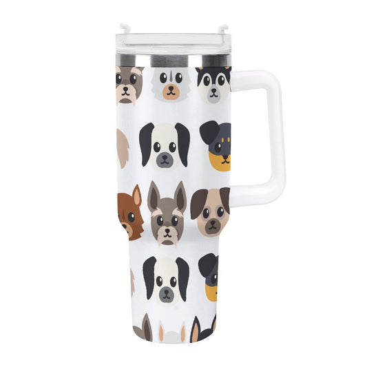 PHDT00240 POD US Local Tumbler 40 oz Large Capacity Car Cup Cartoon Dog