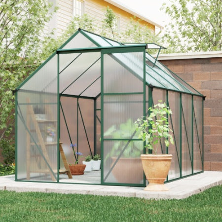 US Local Green-6 X 8 FT Outdoor Patio Greenhouse
