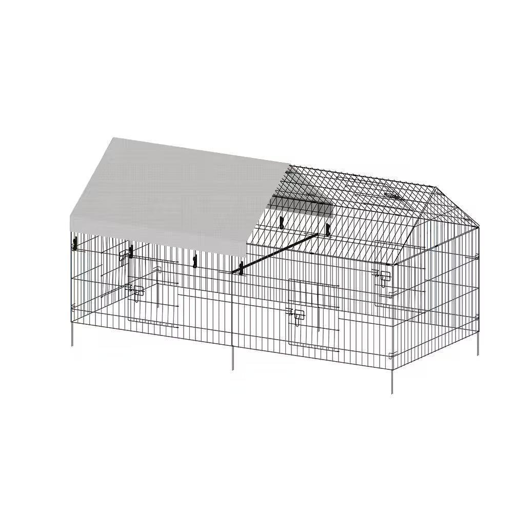 US Local Pointed Wire Chicken Coop For Poultry Breeding