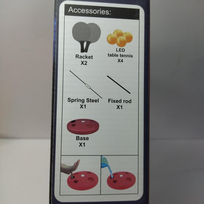 US Local Glowing Ping-Pong Set - The Luminous Delight Of Night Games With Flashing Lights, Easy To Play, And Endless Laughter