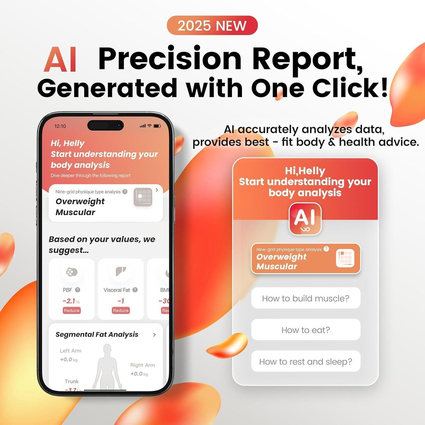 US Local Smart Body Fat Scale Digital Bluetooth Bathroom Scale Accurately Measures Body Fat And 55 Body Composition Indicators