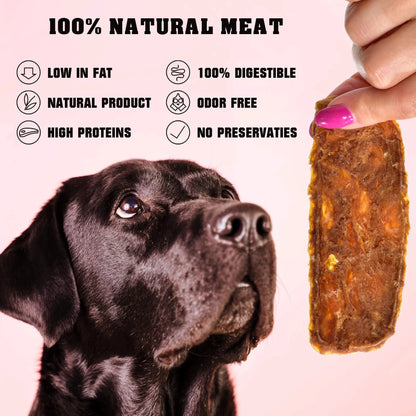 US Local Chicken Jerky Dog Treats 1.5 Lb Human Grade Pet Snacks Grain Free Organic Meat All Natural High Protein Dried Strips Best Chews For Training Small & Large Dogs