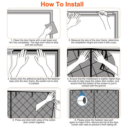 US Local 1 Pc 16x7FT Magnetic Thermal Insulated Garage Door Curtain For Winter Two Car Garage Screen With Magnetic Closure 8 Roll Up Buckle Straps For Two Cars Weatherproof Windproof Soundproof