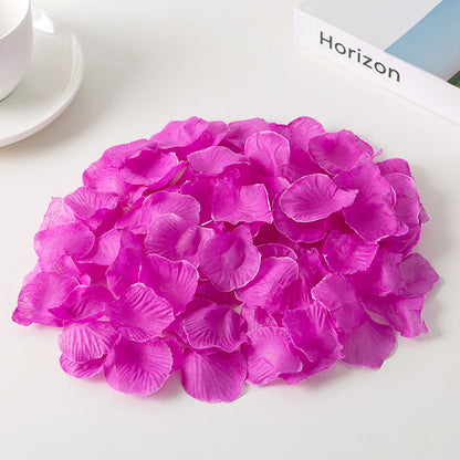 Simulated Rose Petals Wedding Room Scene Layout Props