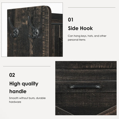 US Local Shoe Cabinet, Entry Home Shoe Cabinet, Entrance Balcony Storage Cabinet, Large Capacity Shoe Rack, Grey